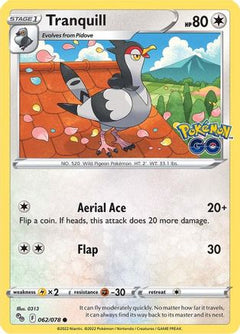 Tranquill (62) [Pokemon GO] - Deck Out Gaming