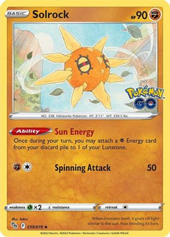 Solrock (39) [Pokemon GO] - Deck Out Gaming