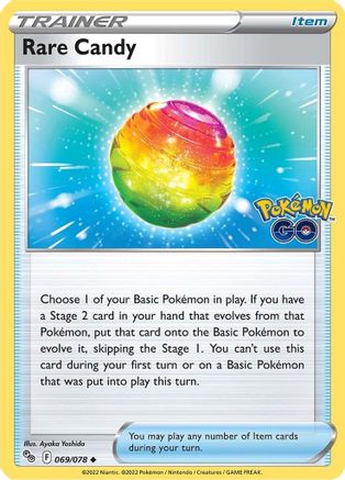 Rare Candy (69) [Pokemon GO] Reverse Holofoil - Deck Out Gaming