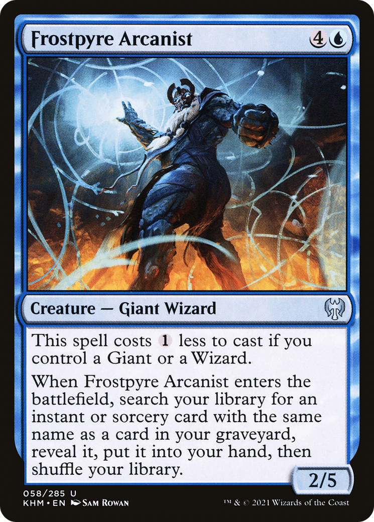 Frostpyre Arcanist (58) [Kaldheim] foil - Deck Out Gaming
