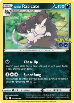Alolan Raticate (42) [Pokemon GO] - Deck Out Gaming