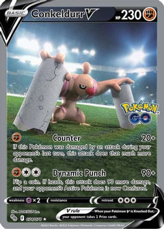 Conkeldurr V (Alternate Full Art) (74) [Pokemon GO] Holofoil - Deck Out Gaming