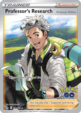 Professor's Research (Full Art) (78) [Pokemon GO] Holofoil - Deck Out Gaming