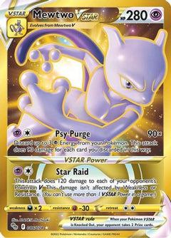 Mewtwo VSTAR (86) (Secret) (86) [Pokemon GO] Holofoil - Deck Out Gaming