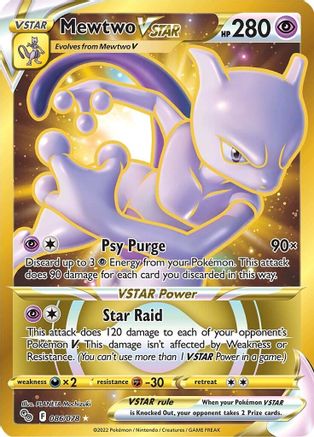 Mewtwo VSTAR (86) (Secret) (86) [Pokemon GO] Holofoil - Deck Out Gaming