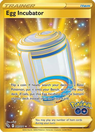 Egg Incubator (Secret) (87) [Pokemon GO] Holofoil - Deck Out Gaming