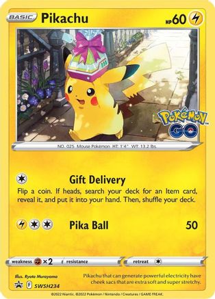 Pikachu - SWSH234 (SWSH234) [SWSH: Sword & Shield Promo Cards] Holofoil - Deck Out Gaming