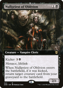 Nullpriest of Oblivion (Extended Art) (342) [Zendikar Rising] foil - Deck Out Gaming