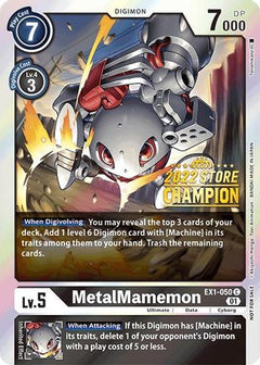 MetalMamemon (2022 Store Champion) (EX1-050) [Classic Collection] Foil - Deck Out Gaming