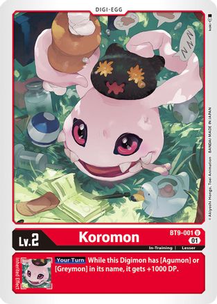 Koromon (BT9-001) [X Record] - Deck Out Gaming