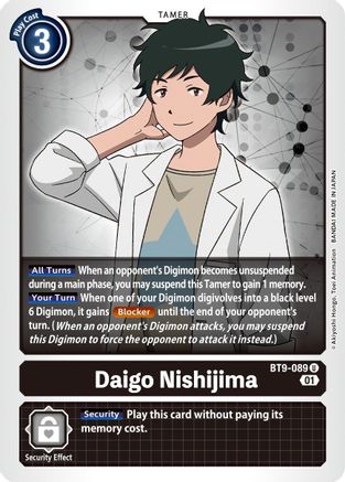 Daigo Nishijima (BT9-089) [X Record] - Deck Out Gaming