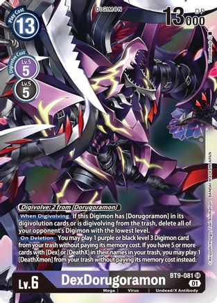 DexDorugoramon (BT9-081) [X Record] Foil - Deck Out Gaming