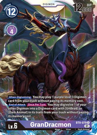 GranDracmon (BT9-079) [X Record] Foil - Deck Out Gaming