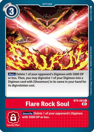 Flare Rock Soul (BT9-093) [X Record] - Deck Out Gaming