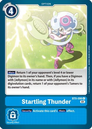 Startling Thunder (BT9-096) [X Record] - Deck Out Gaming