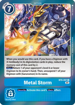 Metal Storm (BT9-097) [X Record] Foil - Deck Out Gaming