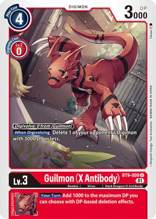 Guilmon (X Antibody) (BT9-009) [X Record] - Deck Out Gaming