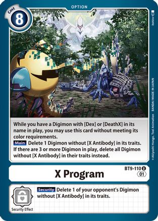 X Program (BT9-110) [X Record] - Deck Out Gaming