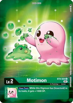 Motimon (Box Topper) (BT9-004) [X Record] Foil - Deck Out Gaming