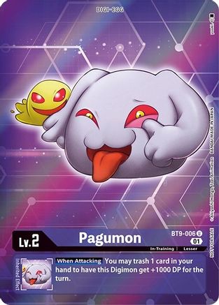 Pagumon (Box Topper) (BT9-006) [X Record] Foil - Deck Out Gaming