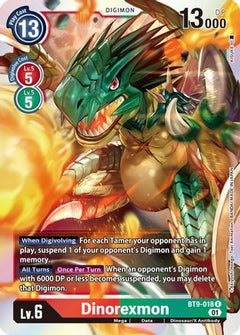Dinorexmon (BT9-018) [X Record] Foil - Deck Out Gaming