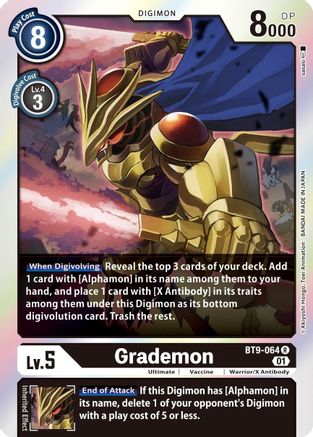 Grademon (BT9-064) [X Record] Foil - Deck Out Gaming