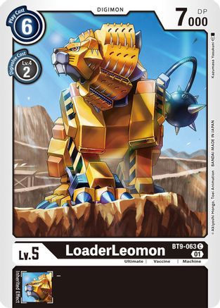 LoaderLeomon (BT9-063) [X Record] - Deck Out Gaming