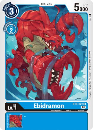 Ebidramon (BT9-022) [X Record] - Deck Out Gaming