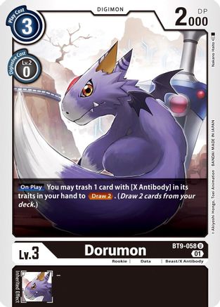 Dorumon (BT9-058) [X Record] - Deck Out Gaming