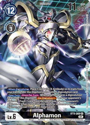 Alphamon (Alternate Art) (BT9-066) [X Record] Foil - Deck Out Gaming