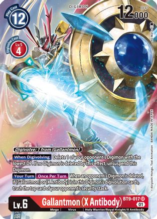 Gallantmon (X Antibody) (Alternate Art) (BT9-017) [X Record] Foil - Deck Out Gaming