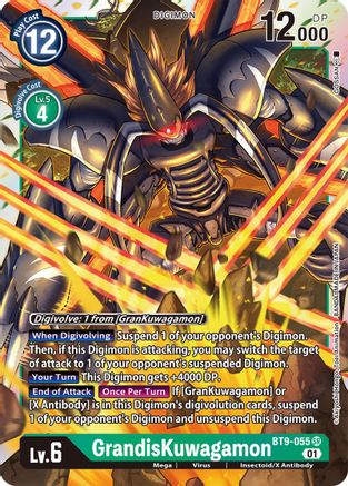 GrandisKuwagamon (BT9-055) [X Record] Foil - Deck Out Gaming