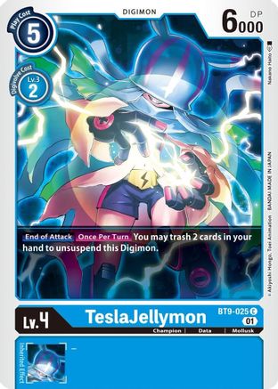 TeslaJellymon (BT9-025) [X Record] - Deck Out Gaming