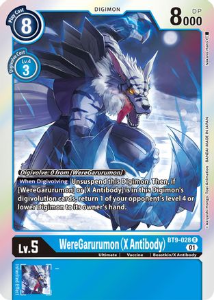 WereGarurumon (X Antibody) (BT9-028) [X Record] Foil - Deck Out Gaming