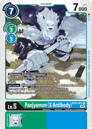 Panjyamon (X Antibody) (BT9-051) [X Record] - Deck Out Gaming