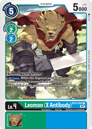 Leomon (X Antibody) (BT9-050) [X Record] - Deck Out Gaming