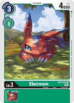 Elecmon (BT9-045) [X Record] - Deck Out Gaming