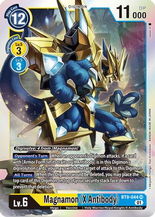 Magnamon (X Antibody) (BT9-044) [X Record] Foil - Deck Out Gaming