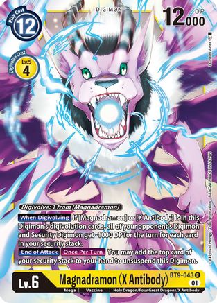 Magnadramon (X Antibody) (BT9-043) [X Record] Foil - Deck Out Gaming