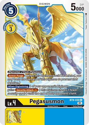 Pegasusmon (BT9-038) [X Record] - Deck Out Gaming