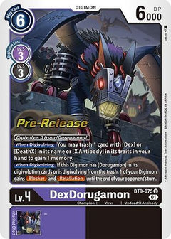 DexDorugamon (BT9-075) [X Record Pre-Release Cards] Foil - Deck Out Gaming
