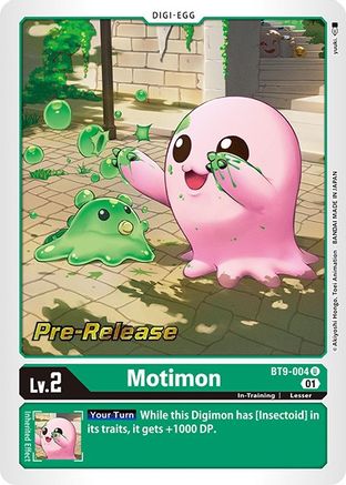 Motimon (BT9-004) [X Record Pre-Release Cards] Foil - Deck Out Gaming