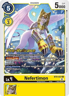 Nefertimon (BT9-037) [X Record Pre-Release Cards] Foil - Deck Out Gaming