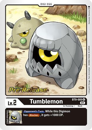 Tumblemon (BT9-005) [X Record Pre-Release Cards] Foil - Deck Out Gaming