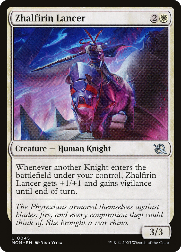 Zhalfirin Lancer (45) [March of the Machine] - Deck Out Gaming
