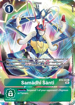 Samadhi Santi (Summer 2022 Dash Pack) (BT8-102) [New Awakening] Foil - Deck Out Gaming