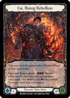 Fai, Rising Rebellion - HER065 (HER065) [Flesh and Blood: Promo Cards] Rainbow Foil - Deck Out Gaming