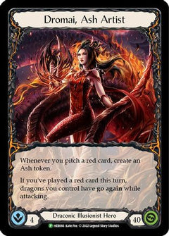 Dromai, Ash Artist - HER066 (HER066) [Flesh and Blood: Promo Cards] Rainbow Foil - Deck Out Gaming