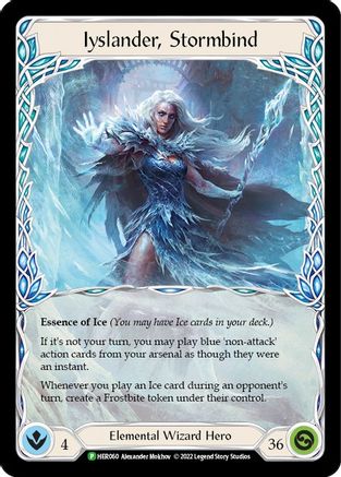Iyslander, Stormbind - HER060 (HER060) [Flesh and Blood: Promo Cards] Cold Foil - Deck Out Gaming