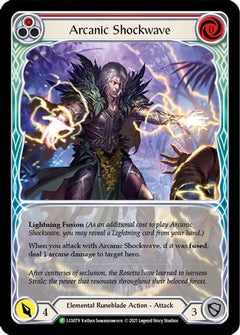 Arcanic Shockwave (Red) (Extended Art) - LGS079 (LGS079) [Flesh and Blood: Promo Cards] Rainbow Foil - Deck Out Gaming